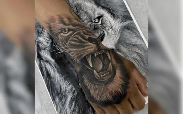 Samuel Ramirez Jr's distinctive tattoo