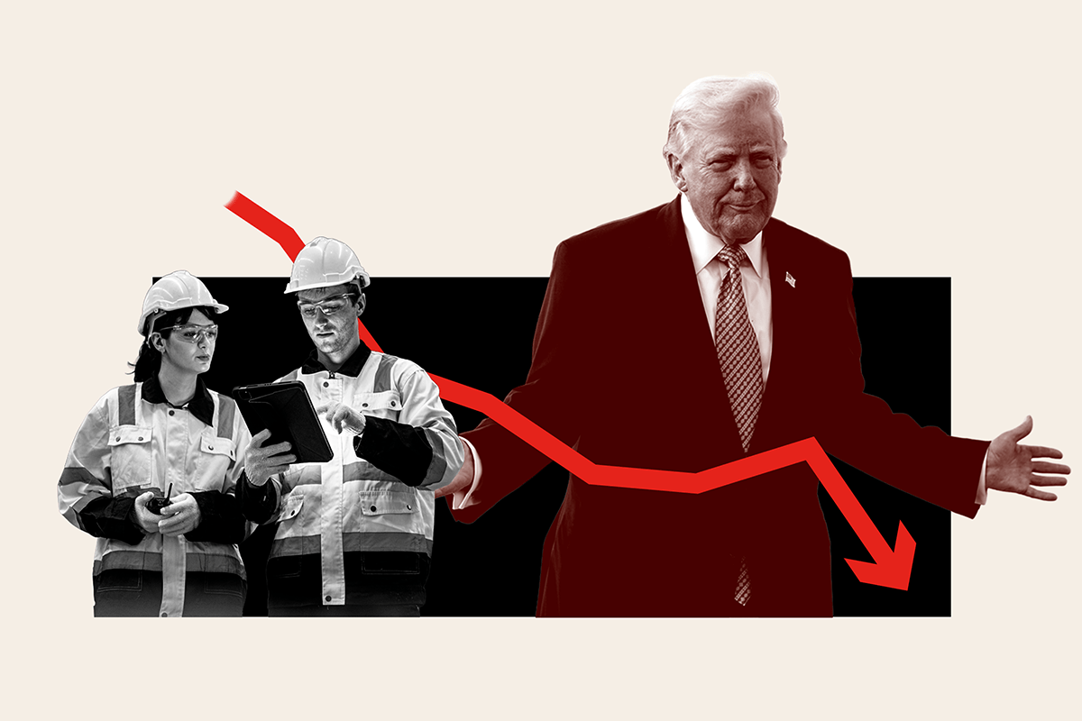 Trump’s approval rating flips with working-class white voters