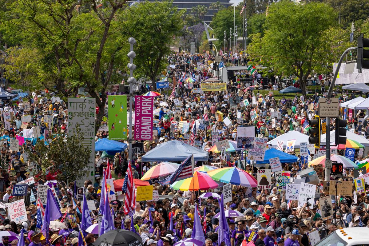 No Kings protests hit Republican, battleground states in huge numbers