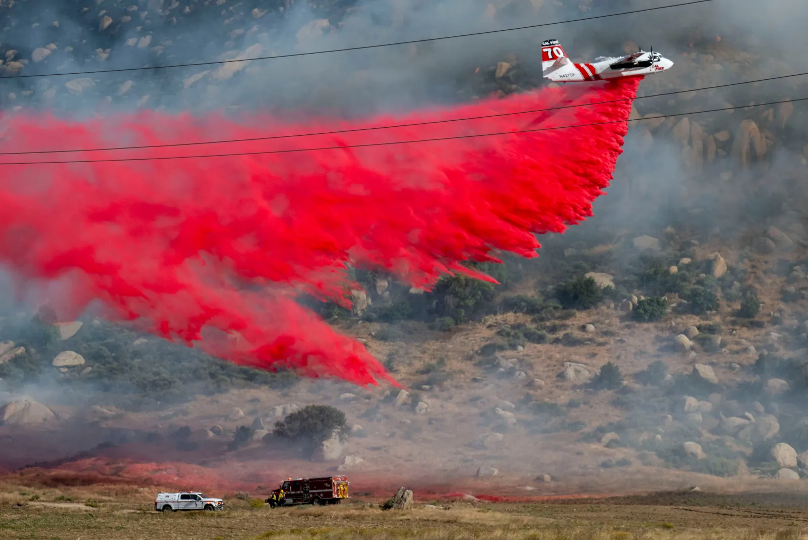 California Wildfire Containment Update: Springs Fire Under Control