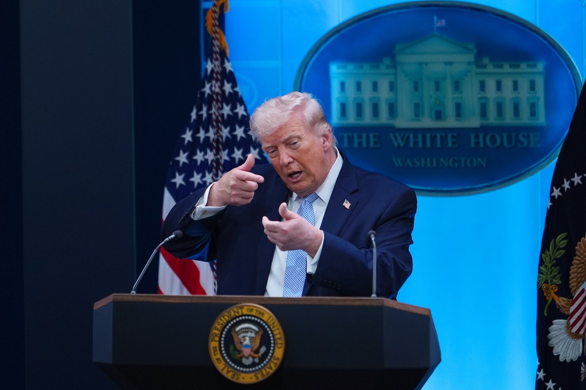 Donald Trump Reacts to 'War Crimes' Accusations Over His Iran Threats