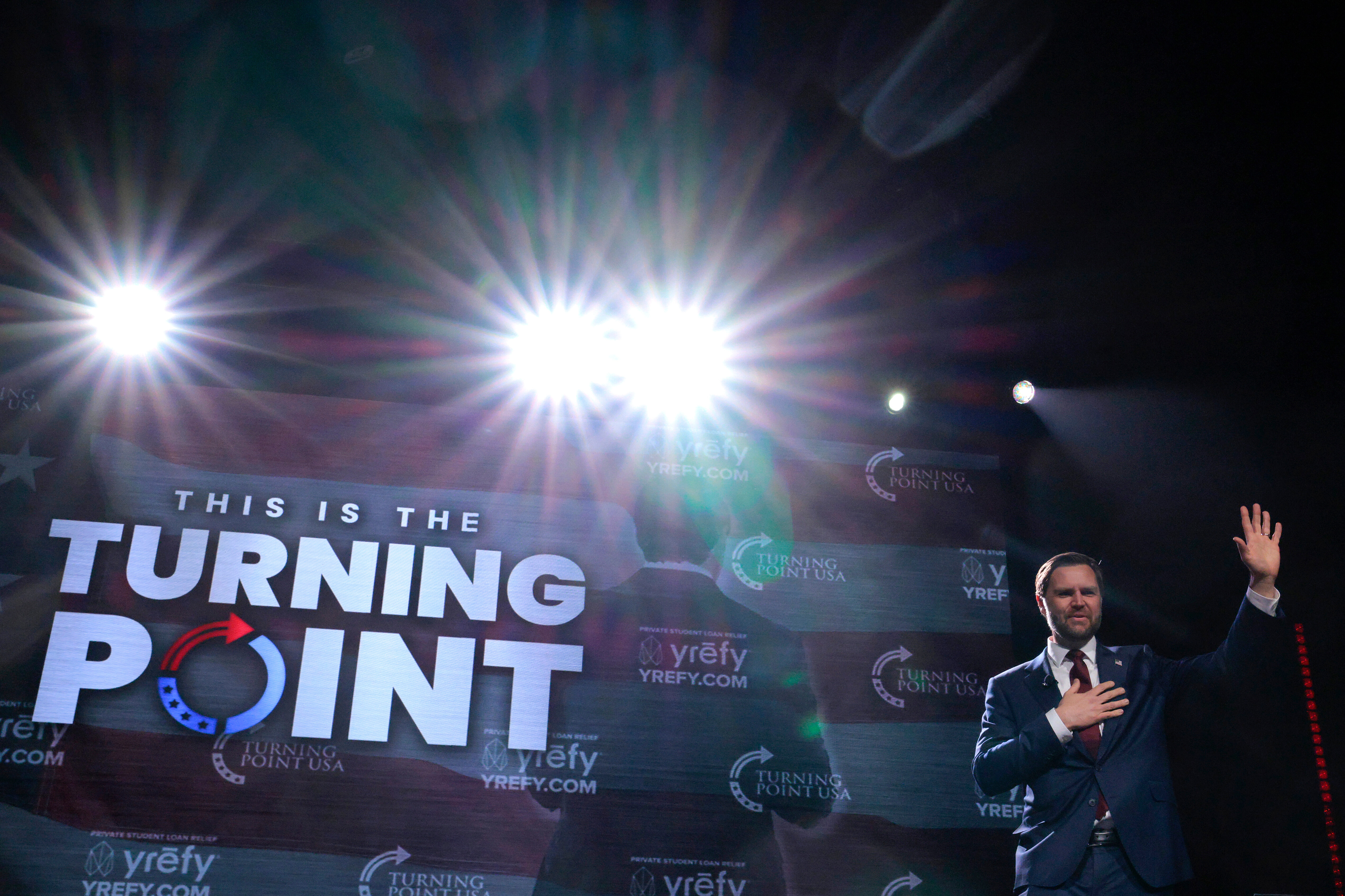 Video Showing JD Vance Crowd Size at Turning Point Goes Viral