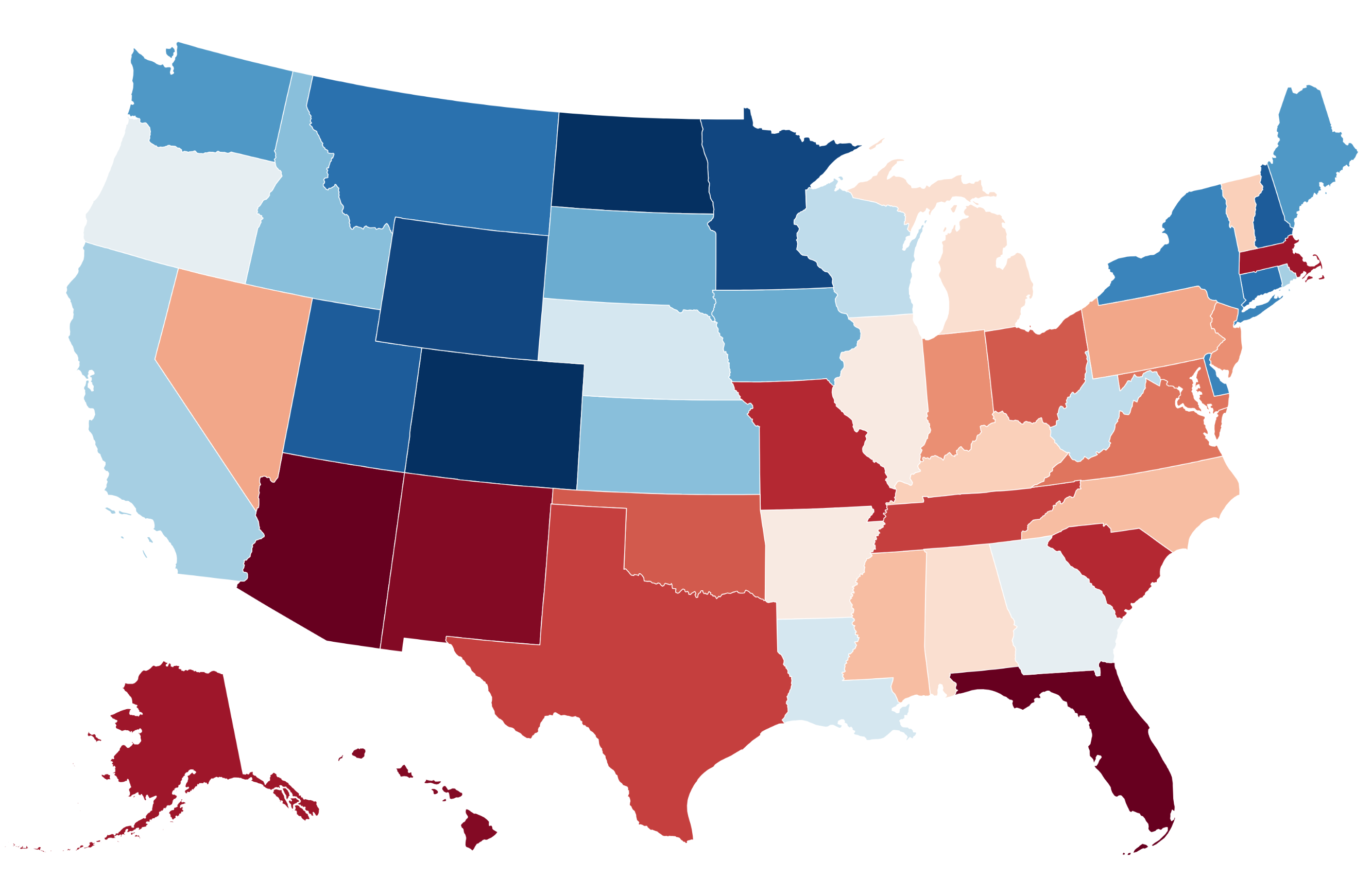 Map Shows Best And Worst States For Renters