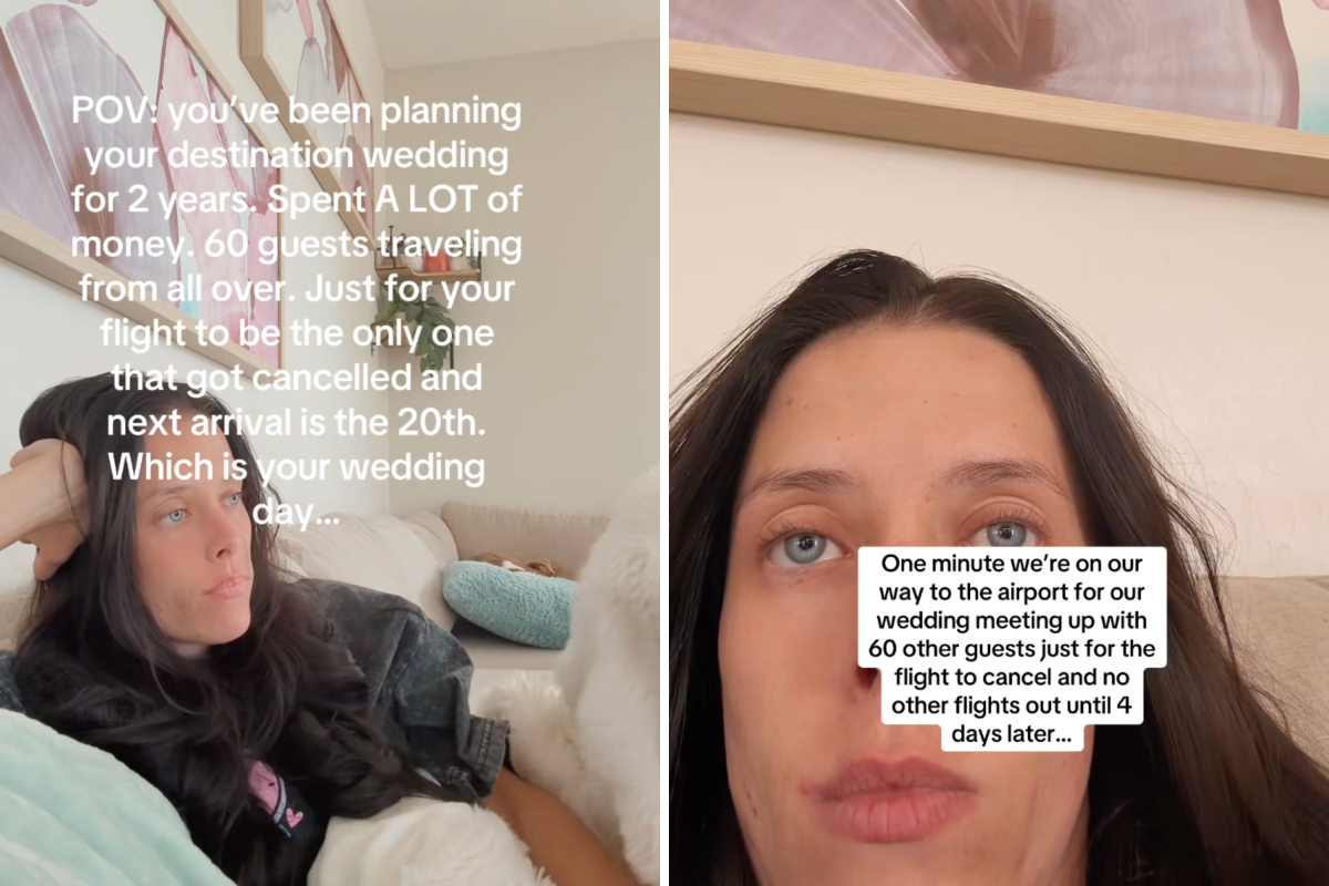 60 Guests Arrive at Destination Wedding—Then Bride Gets Flight Alert 60 Guests Arrive at Destination Wedding—Then Bride Gets Flight Alert