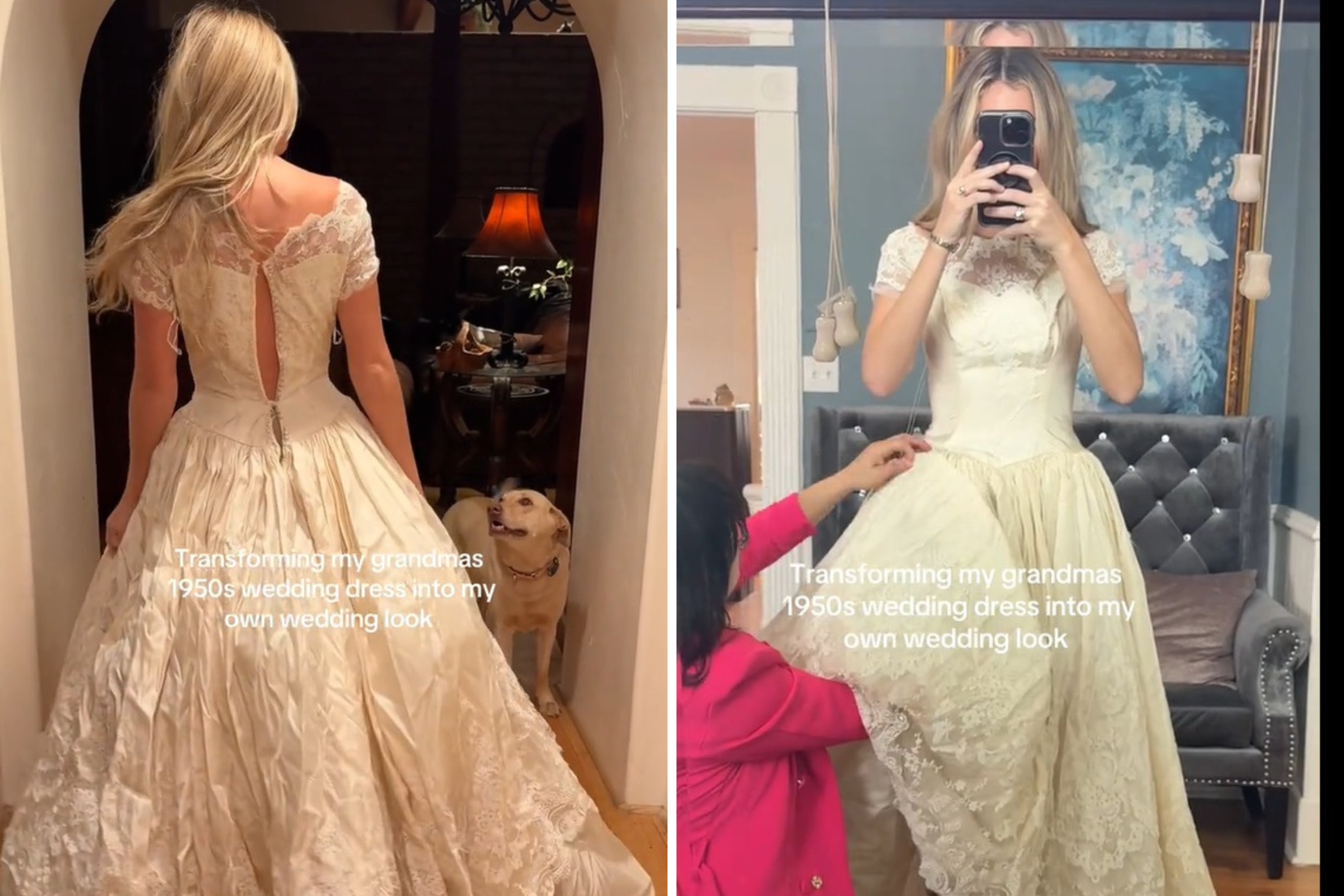 Shock at What Bride Does to Gran’s Wedding Dress From 1950: ‘This Is Sad’