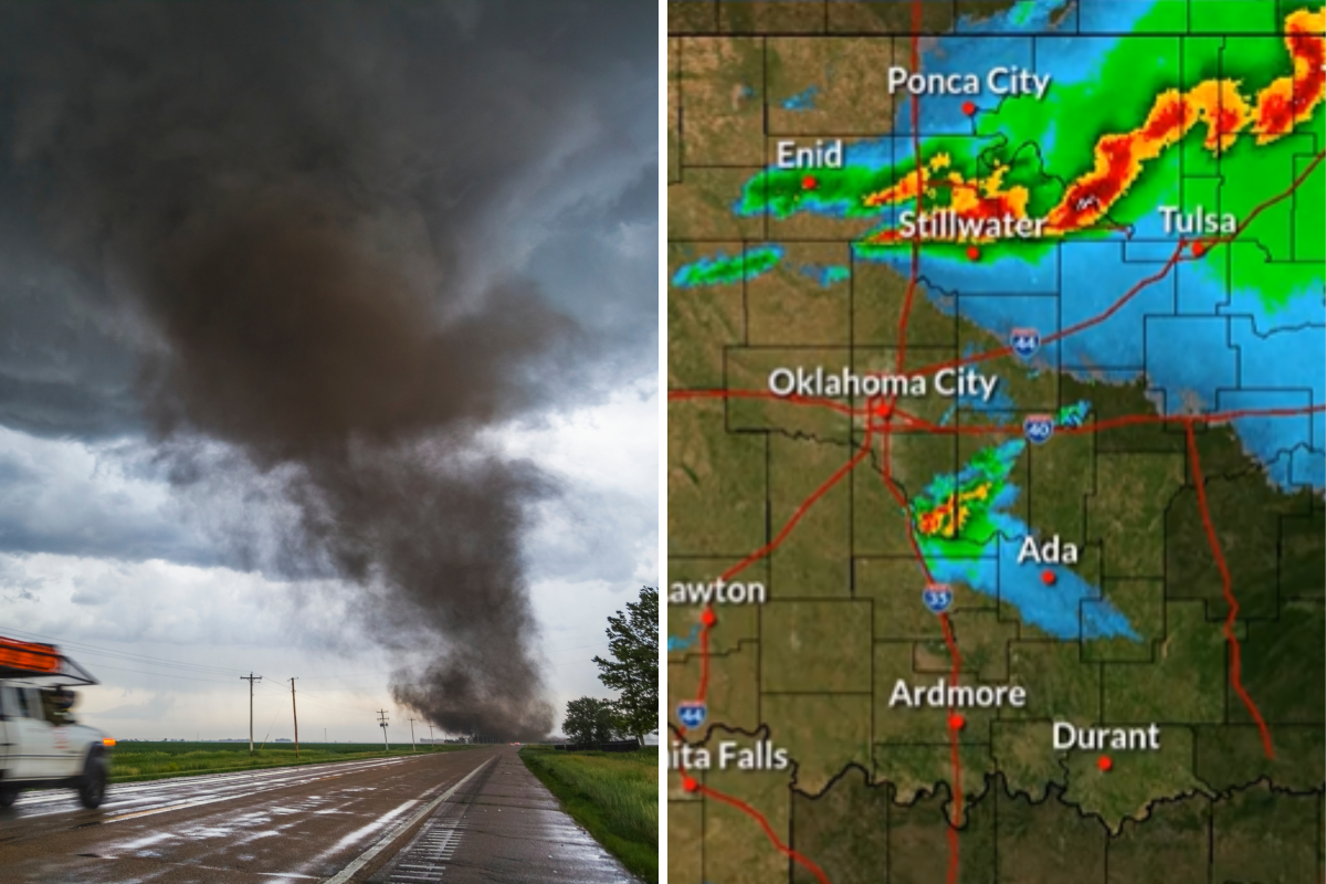 Map Shows Where Severe Thunderstorms, Golf Ball-Sized Hail To Hit