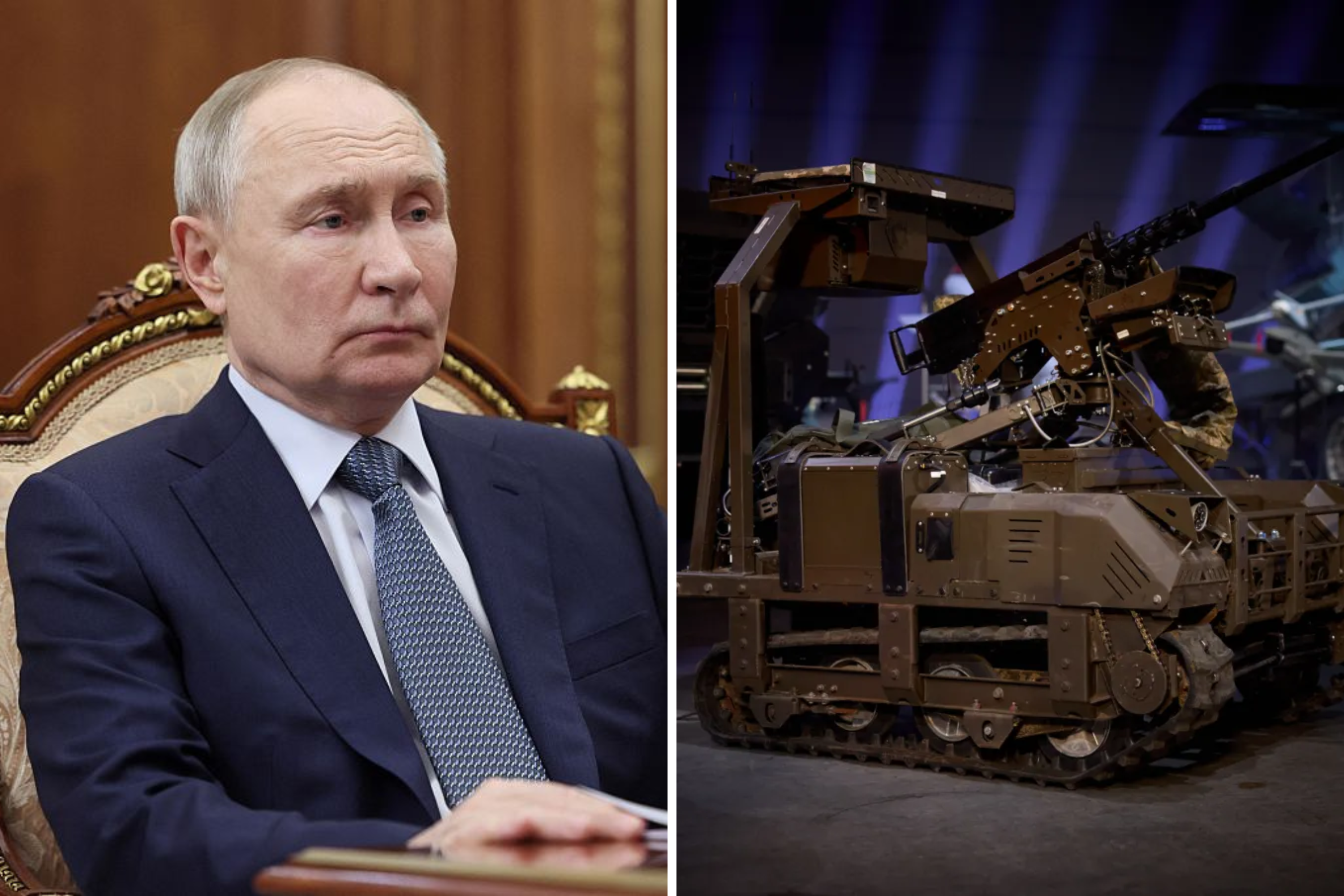 Putin's Troops Surrender Position To Robots For First Time: Zelensky