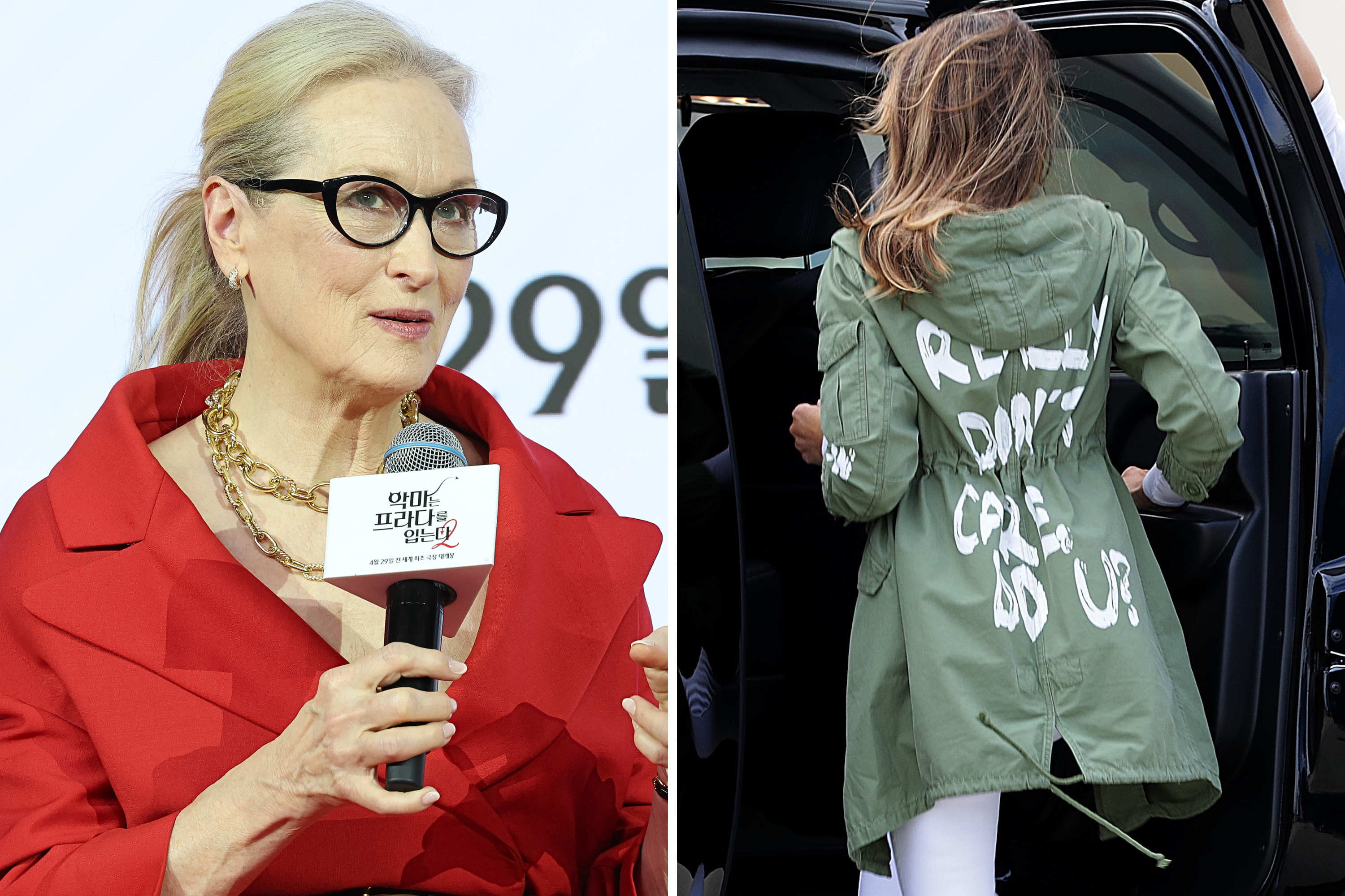Meryl Streep Weighs In on Melania Trump's Most-Polarizing Fashion Choice