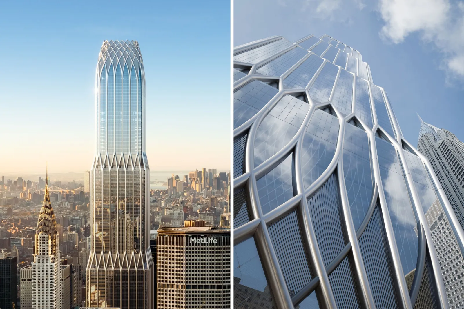 Renderings of 175 Park Avenue.
