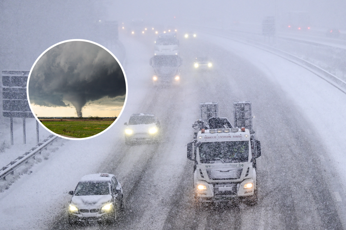 Heavy Snow, Tornado Warnings Issued at Same Time in One State