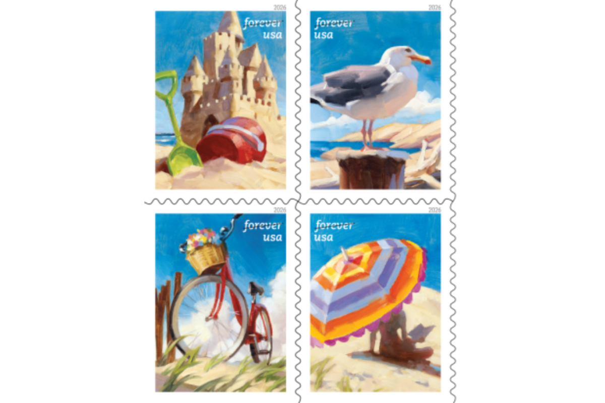 USPS Celebrates Summer with New 'Day at the Beach' Stamps