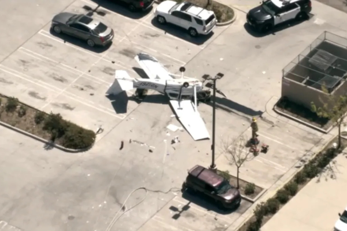 Pacoima, California Plane Crash: Small Aircraft Slams Into Parking Lot