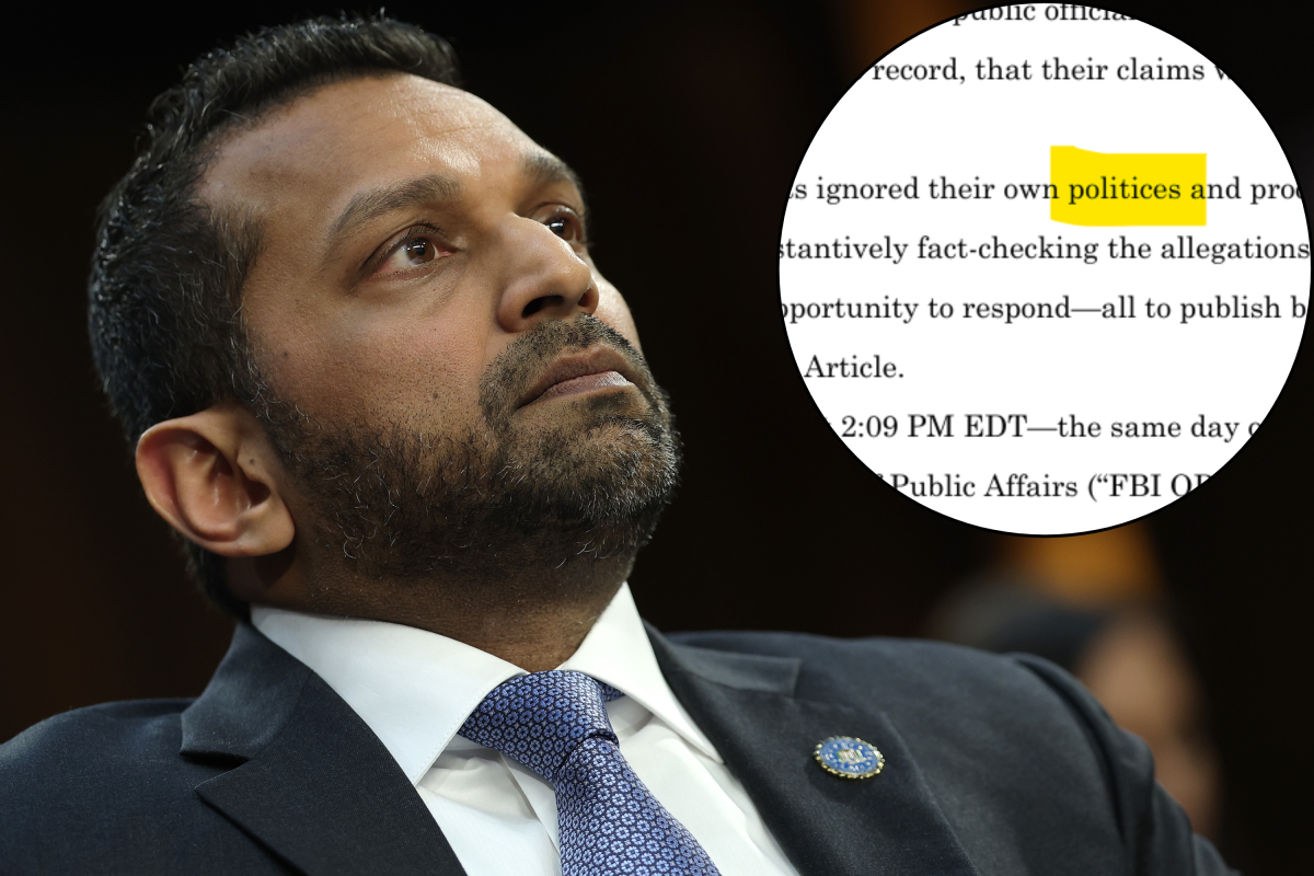 All the Typos in FBI Director Kash Patel’s 19-Page Lawsuit