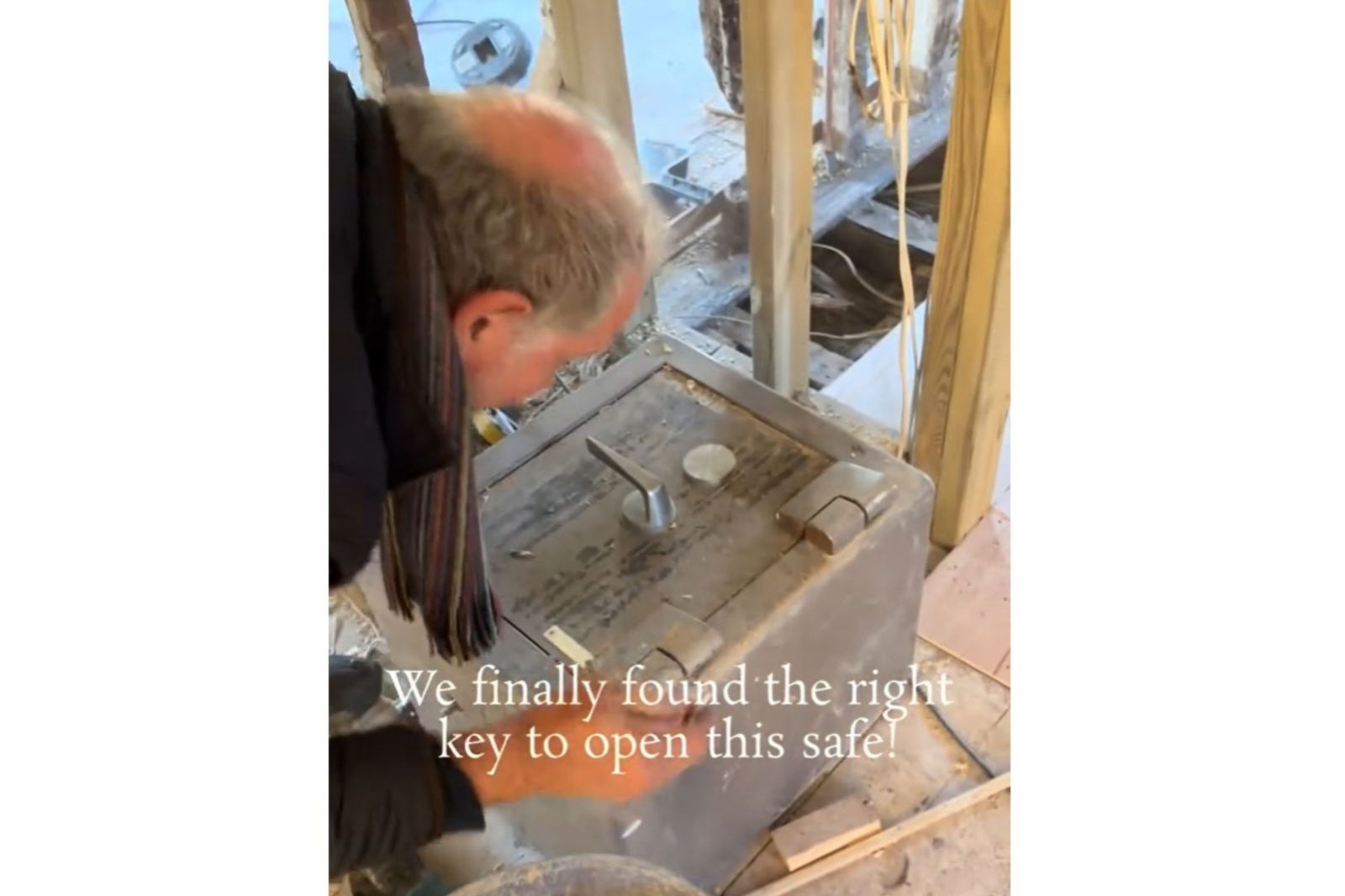 newsweek.com - Soo Kim - Homeowner discovers mysterious safe in middle of house-then finds the key