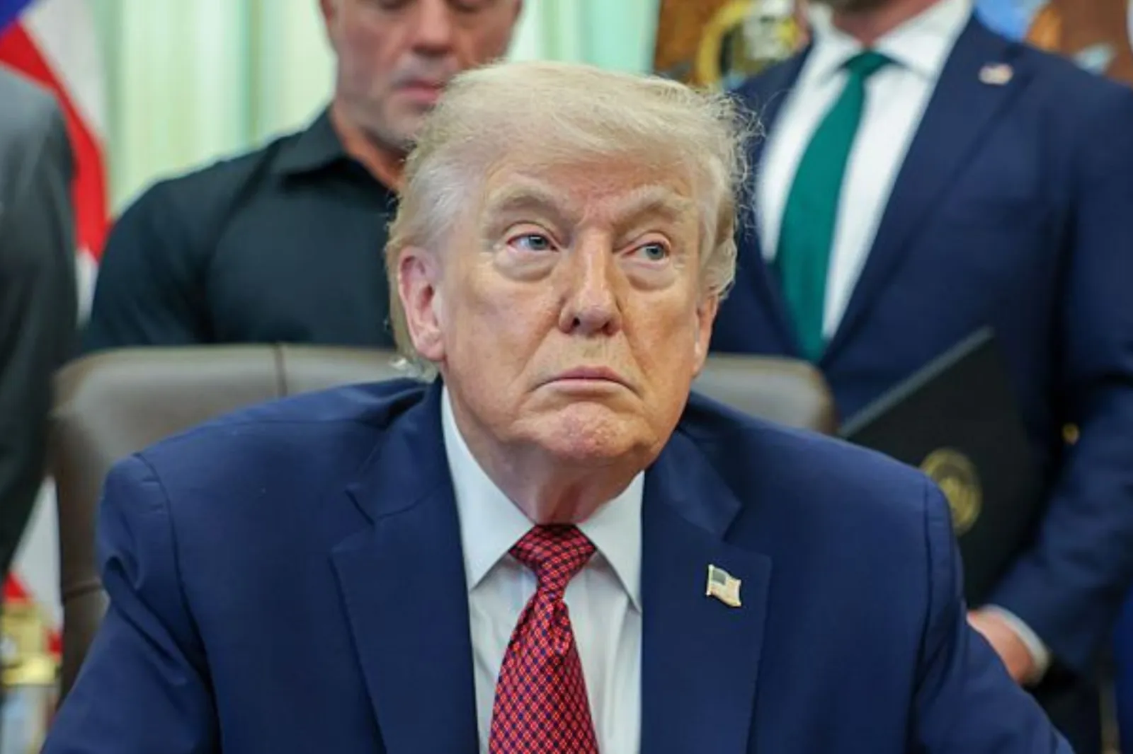 Donald Trump at the Oval Office