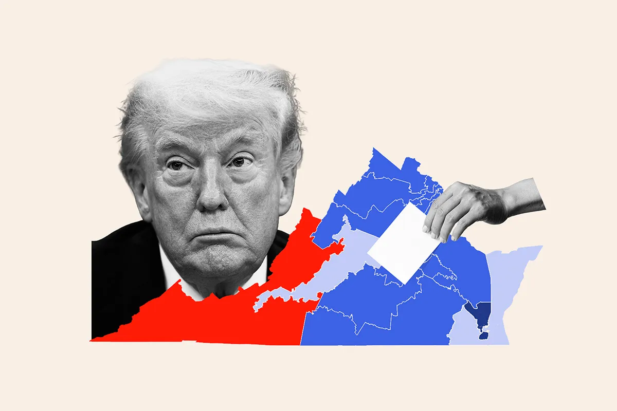 Image for article: Trump’s Redistricting Push Backfires as Virginia Voters Rebuke GOP