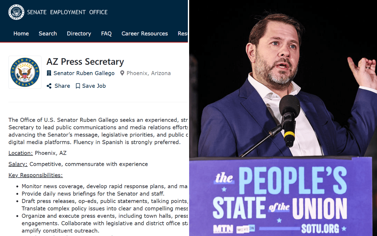 Ruben Gallego Hiring Press Secretary Amid Increased Scrutiny
