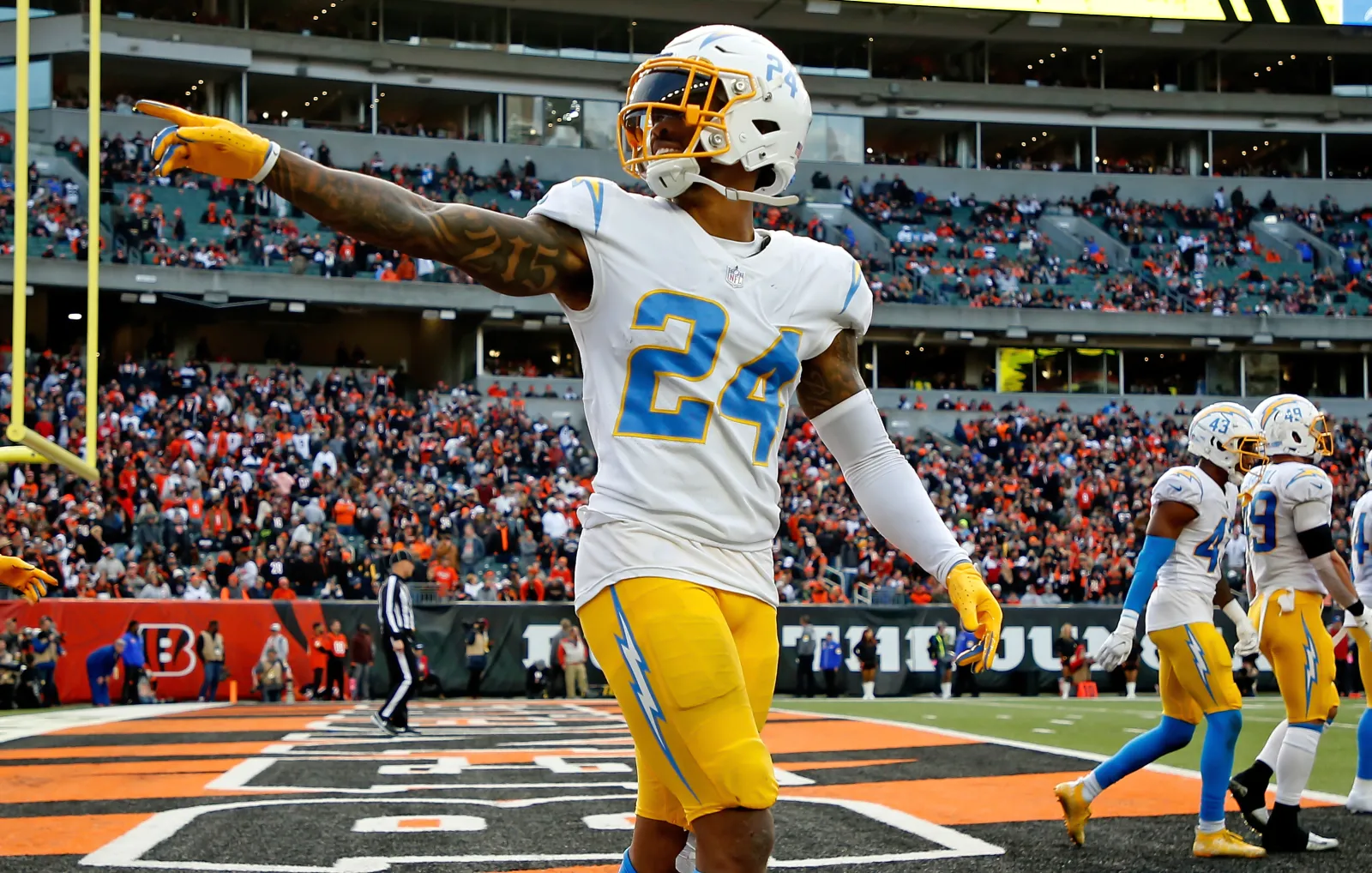 Former Los Angeles Chargers DB Nasir Adderley