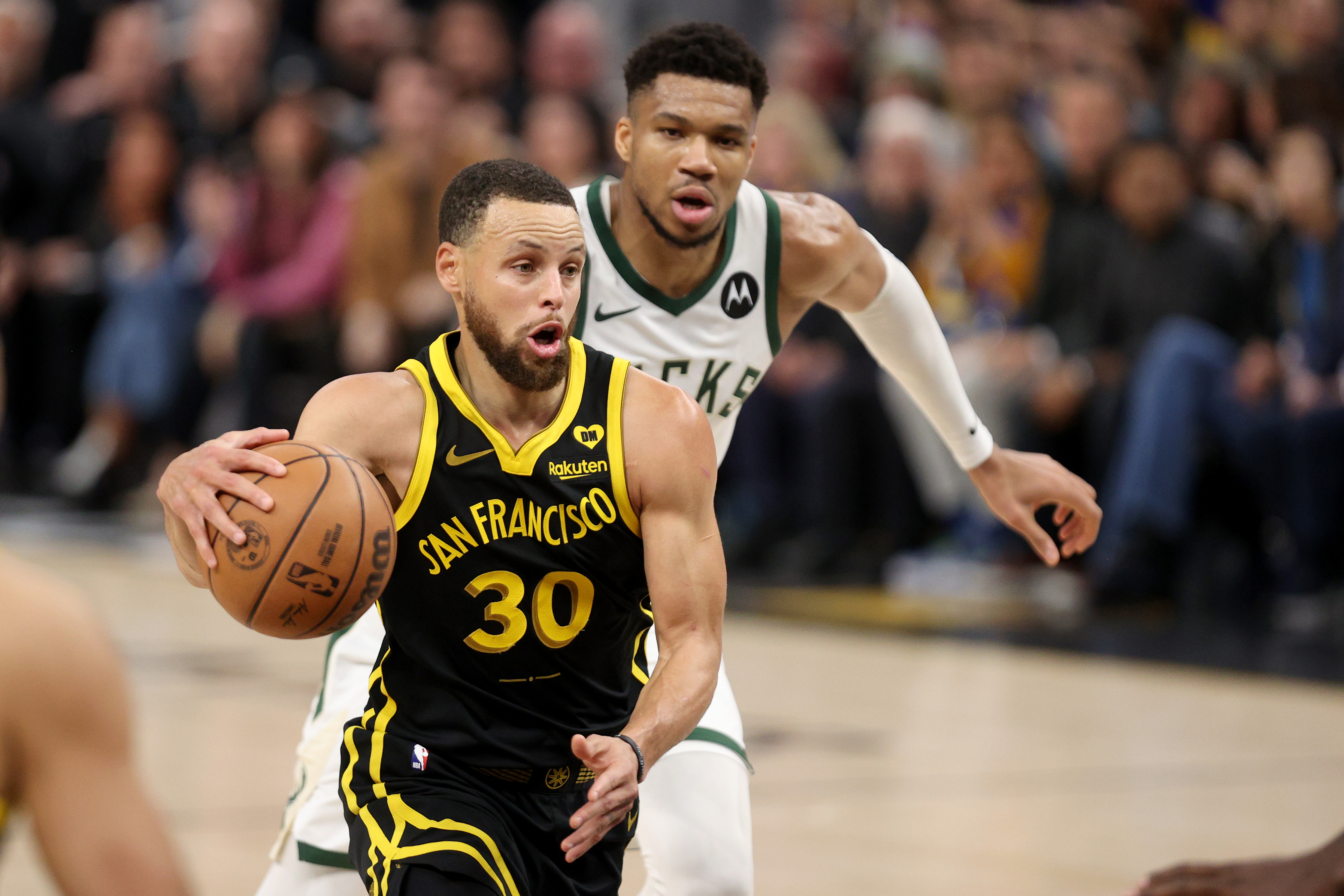 Steph Curry Chimes in on Giannis Antetokounmpo-Draymond Green Trade Talks