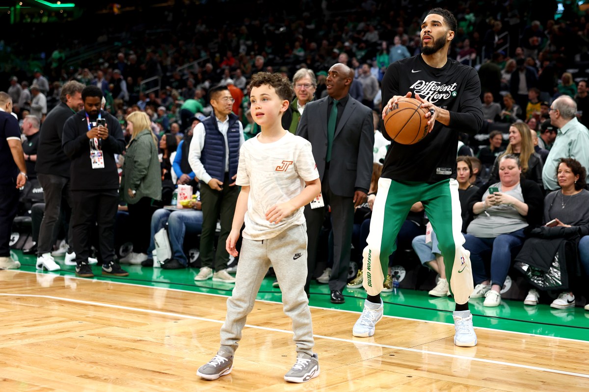 Jayson Tatum Slayed His Knicks Demons, But His Son Deuce Stole the Show