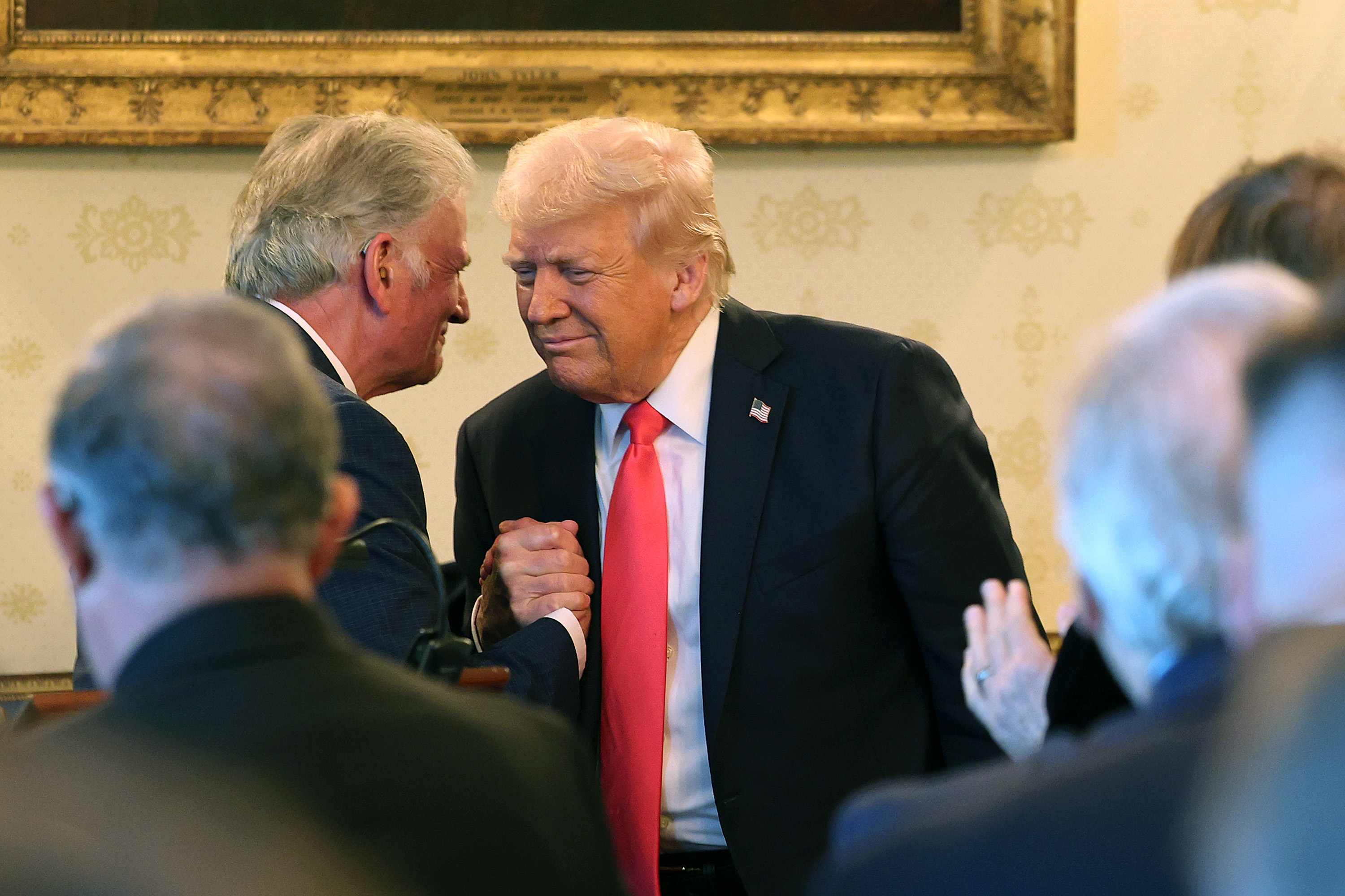 Franklin Graham Sparks Fury for Defending Trump Jesus AI Image