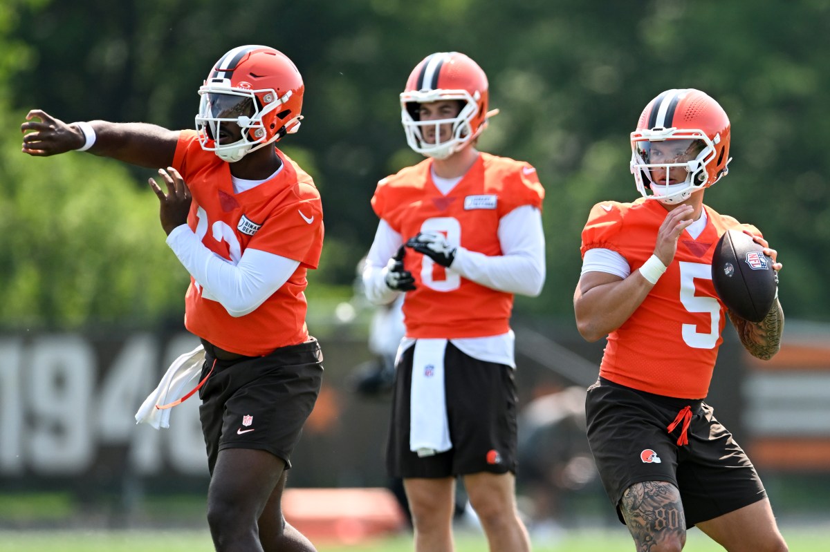 Browns Embrace the Chaos After Drafting Third QB in 2 Years