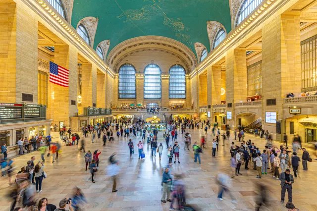 The main hall of Grand Central Terminal in New York City.