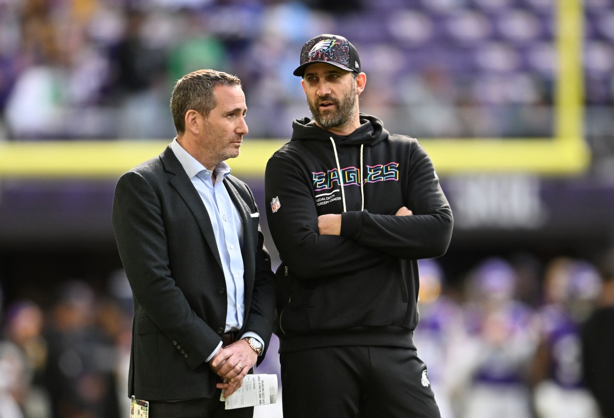 Eagles Execute Blockbuster Draft-Day Trade — No, A.J. Brown Isn't Involved