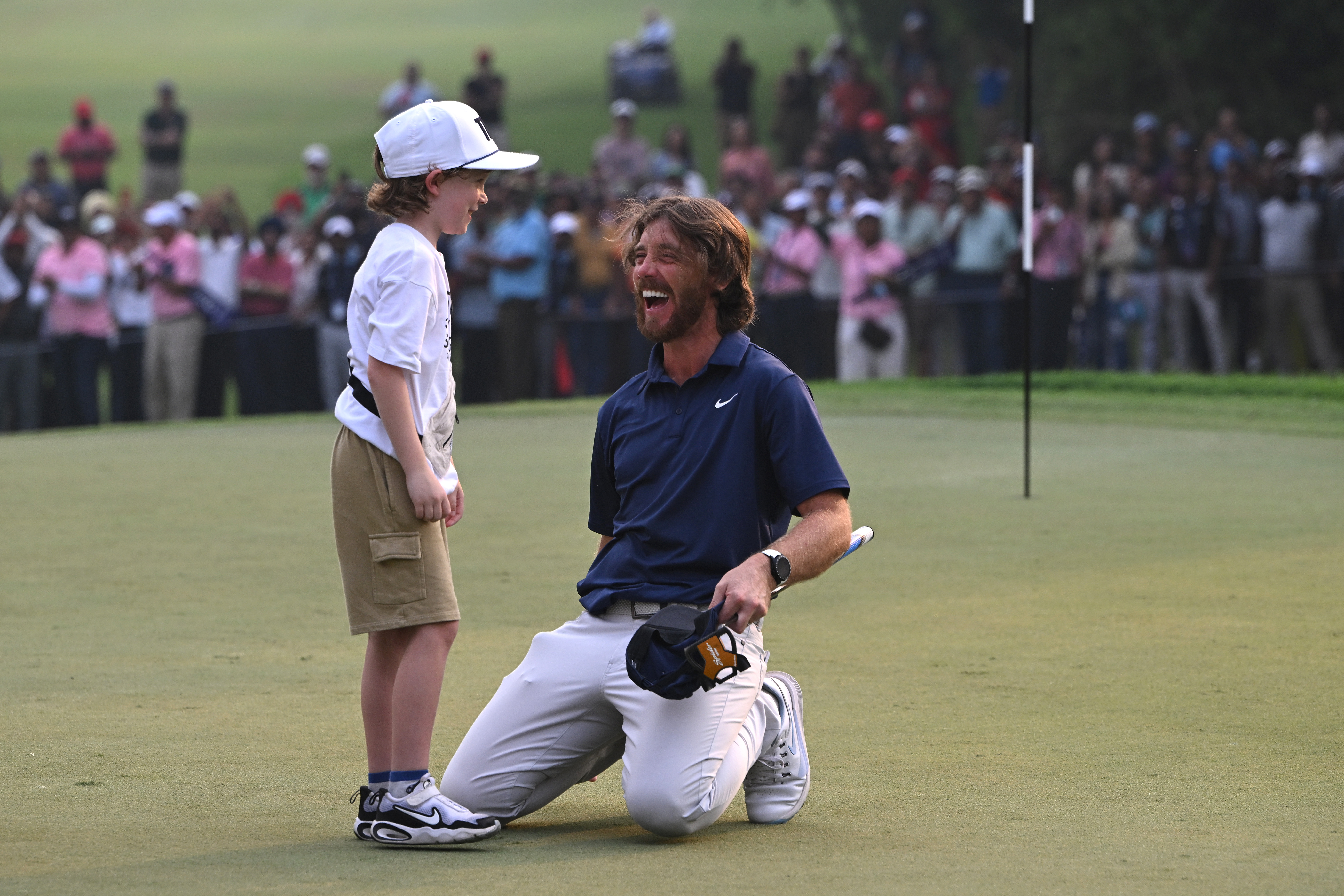 Tommy Fleetwood's 8-Year-Old Son Nails Masters Par 3 Contest Interview