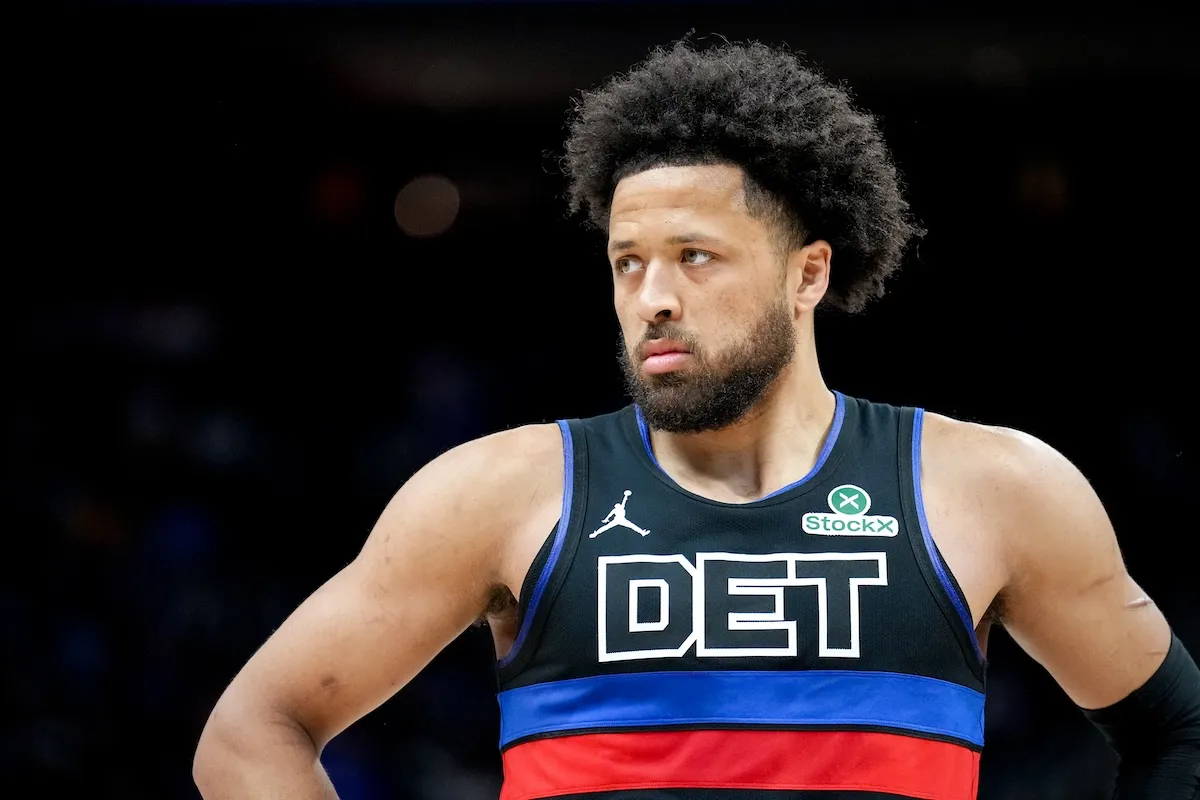 Detroit Pistons star Cade Cunningham against Cleveland Cavaliers