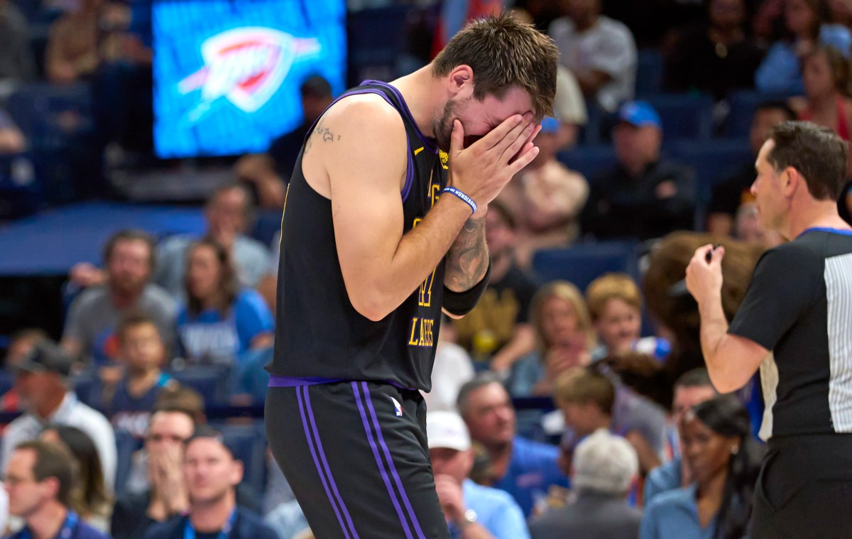 Lakers’ Luka Doncic Dealt Crushing Blow After Scary Injury vs Thunder