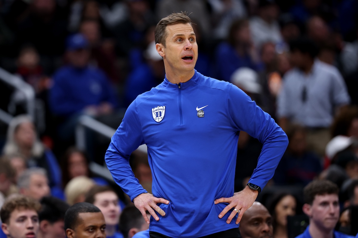 Stephen A. Smith Fires Warning at Jon Scheyer After Mavericks Hire Dusty May