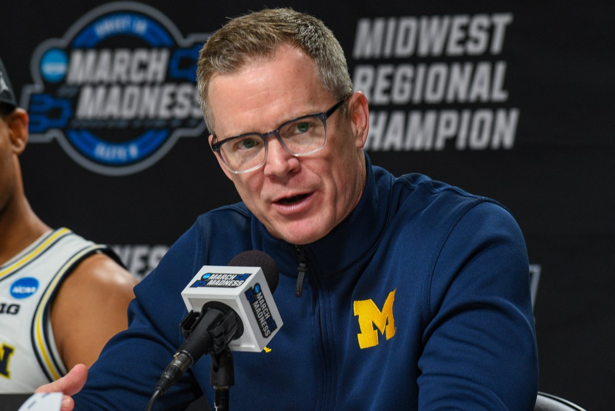 Michigan's Dusty May sends clear message on UNC rumors before Final Four