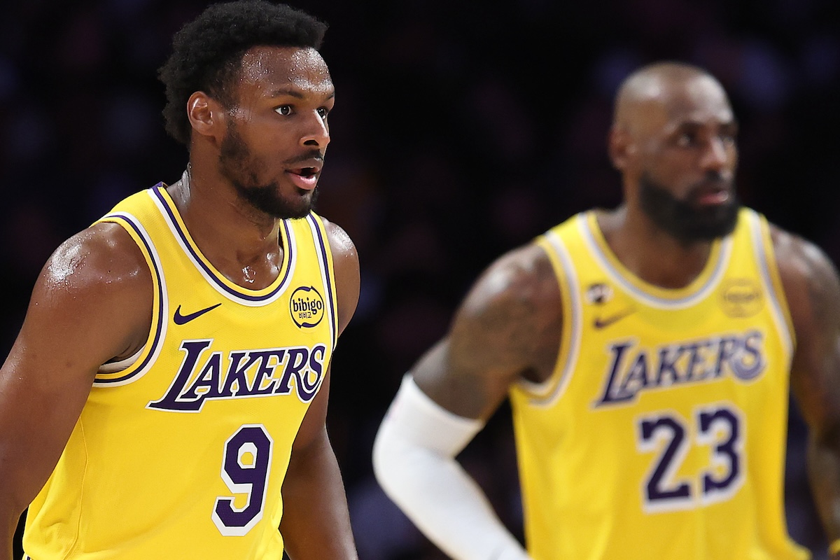 LeBron's Unforgettable Alley-Oop to Bronny Lights Up Playoff Game