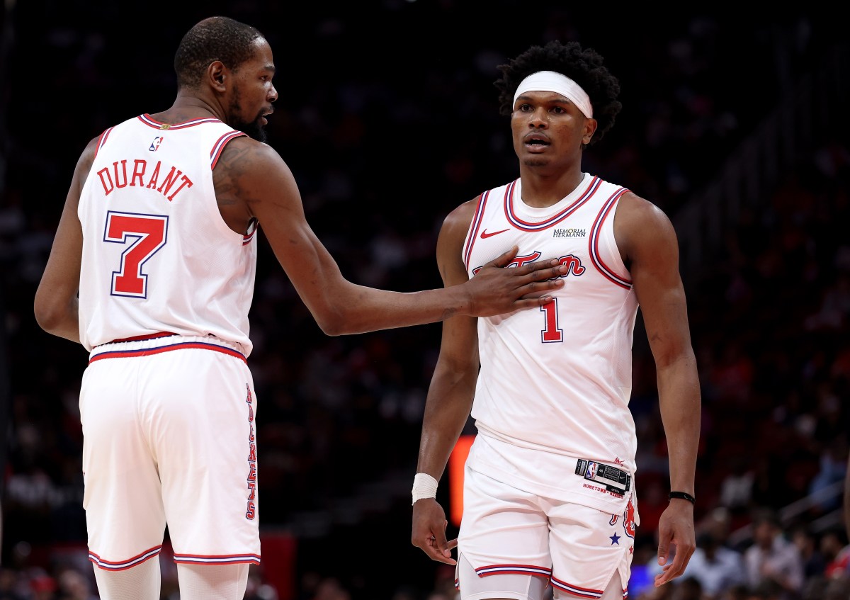 Rockets' Amen Thompson Makes Head-Turning Kevin Durant Comment