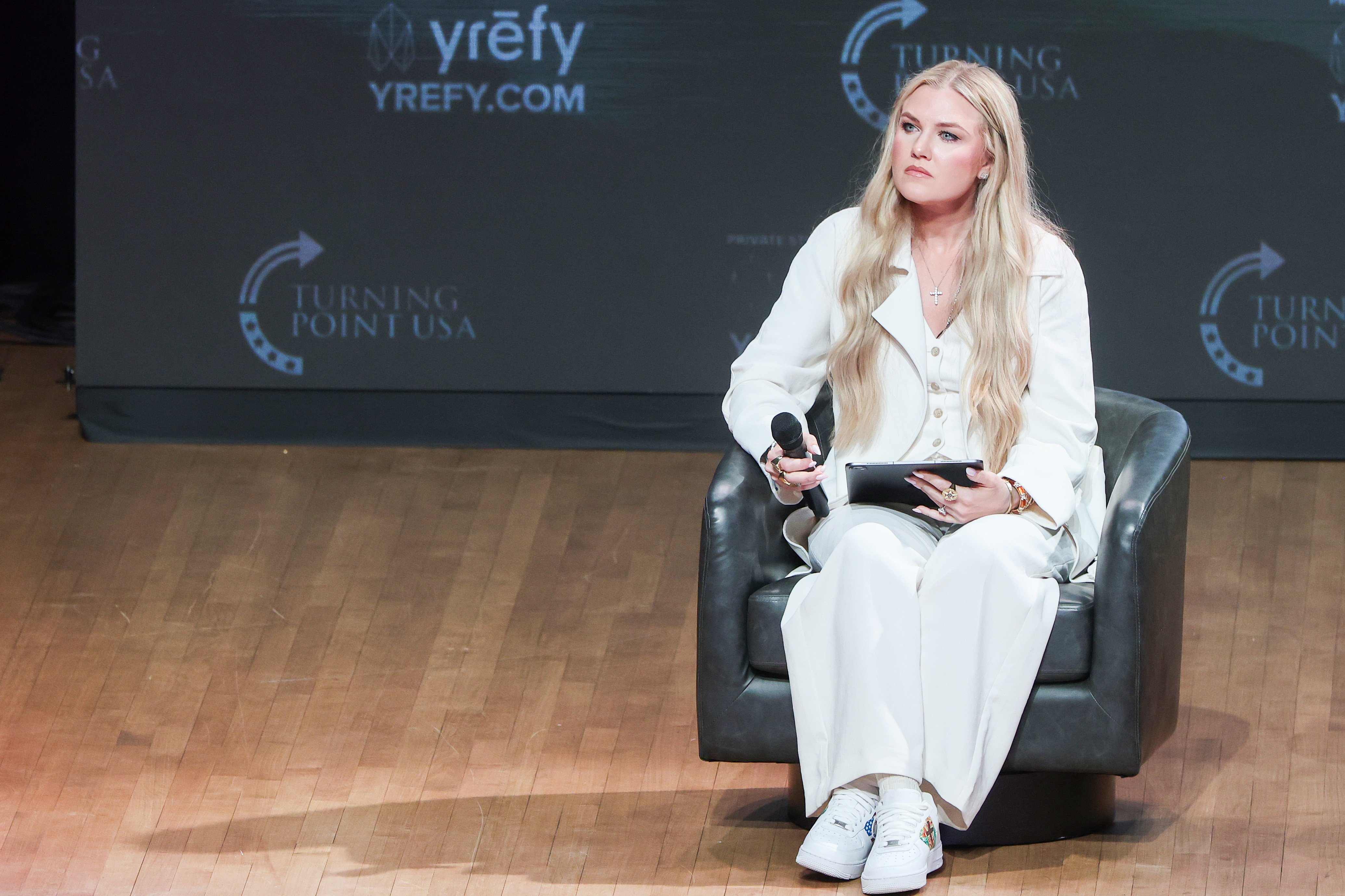 Erika Kirk Addresses 'Very Serious Threats' That Kept Her From TPUSA Event