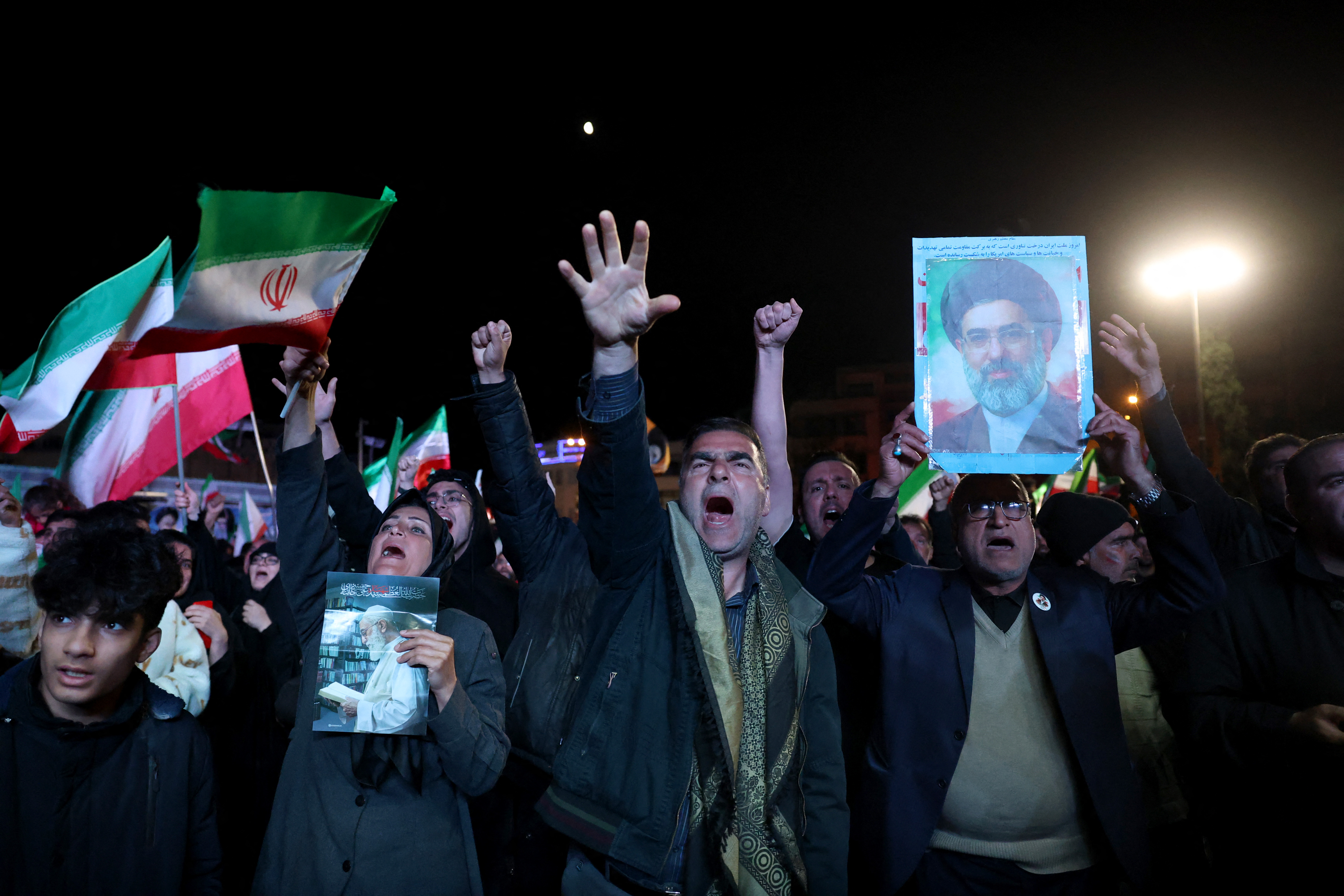 WATCH: Crowds of Iranians Celebrate 'Victory' Over US in the Streets