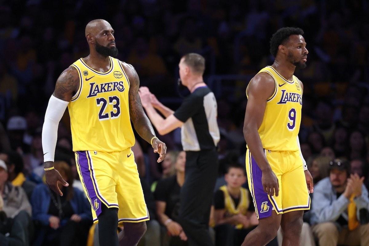 LeBron James Opens Up on ‘Crazy’ First Playoff Game With Son Bronny