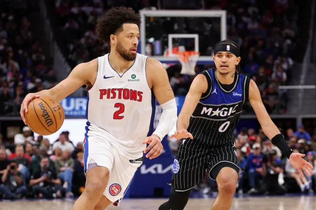 Detroit Pistons All-Star Cade Cunningham against Orlando Magic