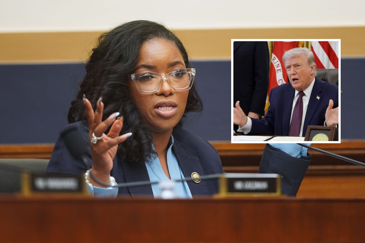 Jasmine Crockett reacts to Trump’s Davy Crockett post