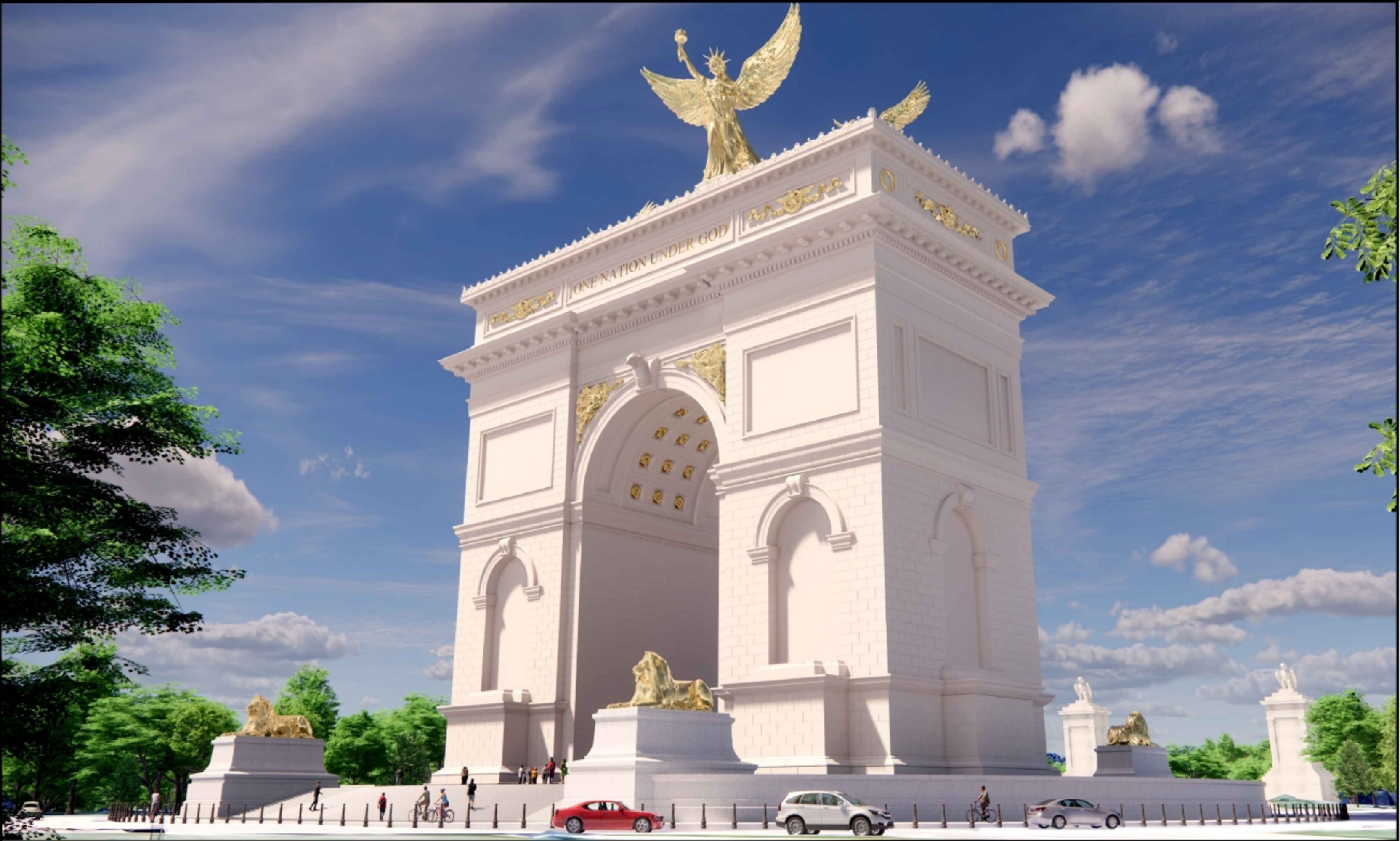 Trump's Triumphal Arch Update: Plans for 'Bold Vision' Presented