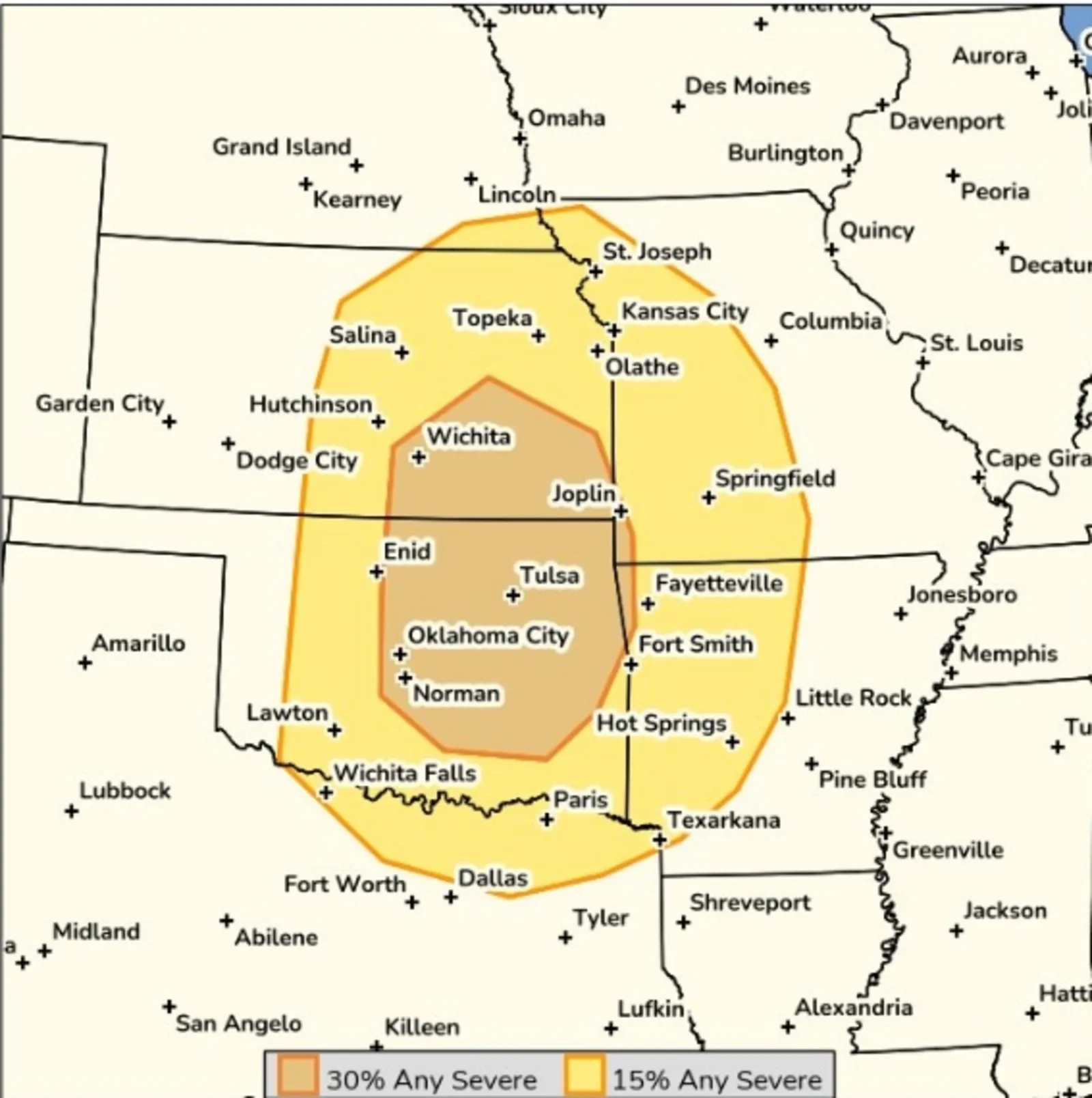 Warnings Issued as Tornado Alley Outbreak Possible This Weekend - Newsweek