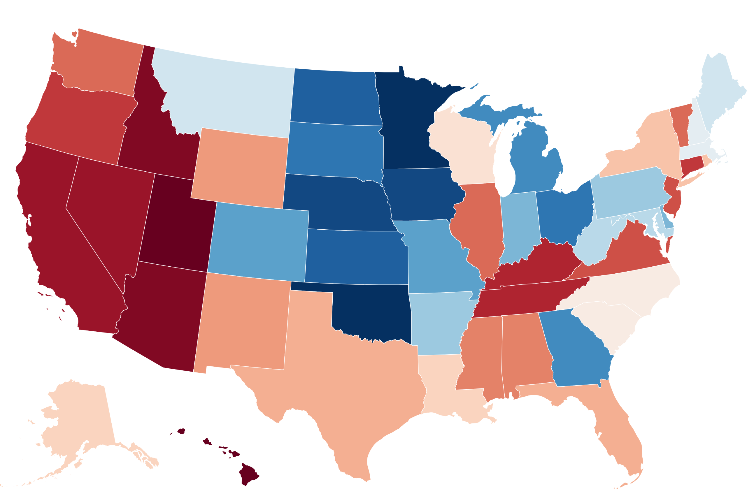 Map Shows Where Gas Prices Are Rising Fastest