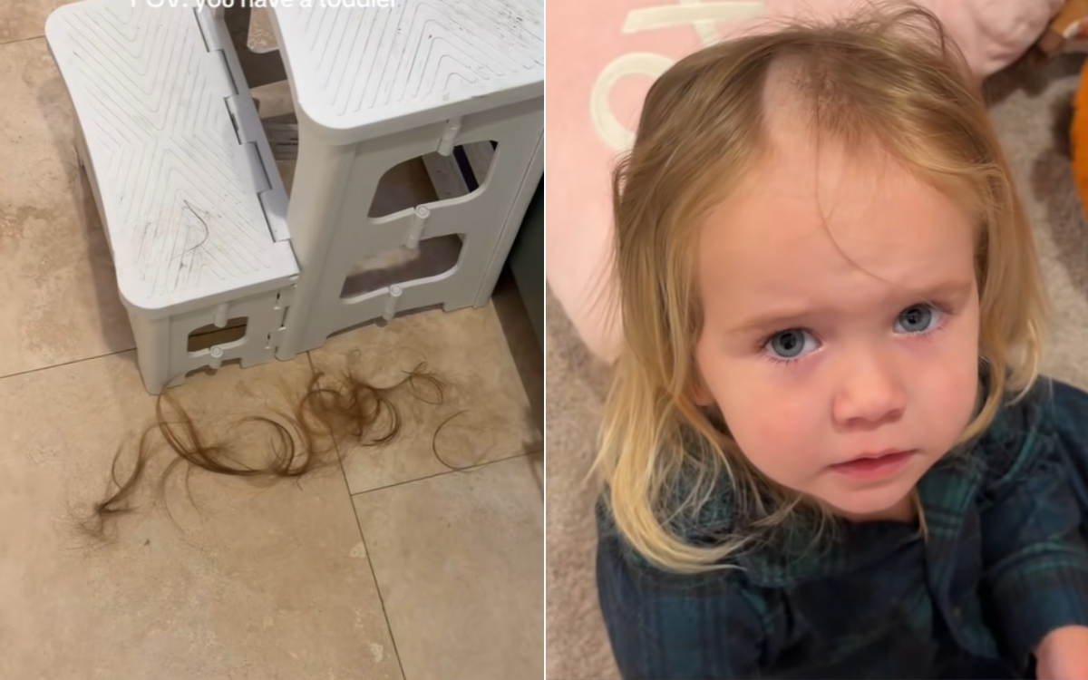 Dad Leaves Clippers in Bathroom, Mom in Tears at What Toddler Does Next