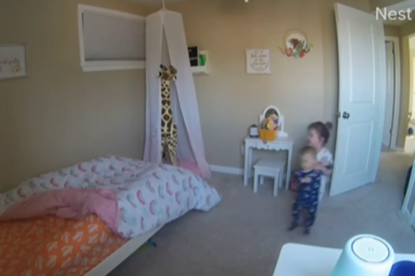 Toddler ‘Stole’ Baby Sister To Play, Mom Can’t Cope With Cam Footage