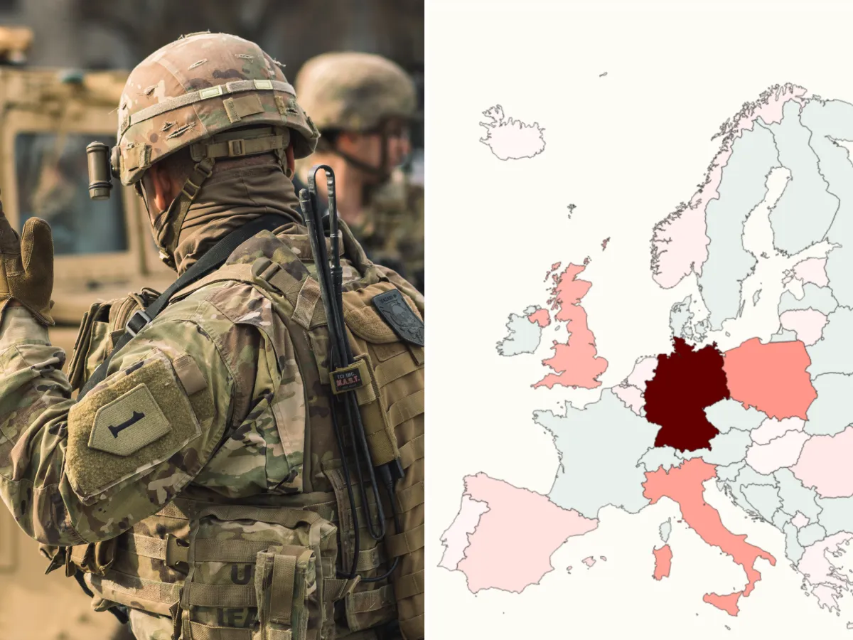 Map Shows Where US Troops Are Stationed Across NATO Countries