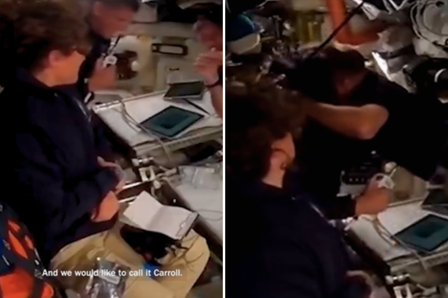 Watch Artemis Crew React to Reid Wiseman Realizing How Late Wife Honored