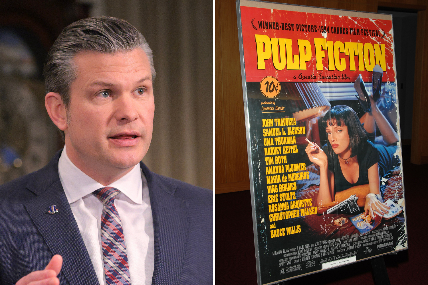 People Ask if Pete Hegseth Just Quoted Quentin Tarantino’s Version of Bible