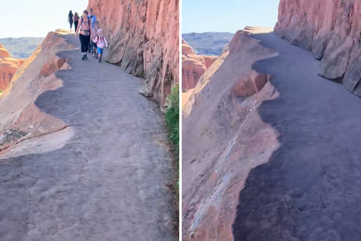 Moment Man Hiking in Utah Warned He’s ‘Definitely Going To Die’