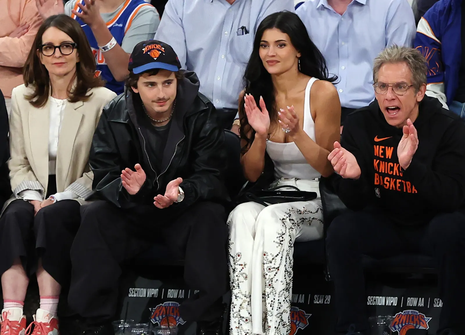 Kylie Jenner and Timothée Chalamet's Courtside Romance at the Knicks Game